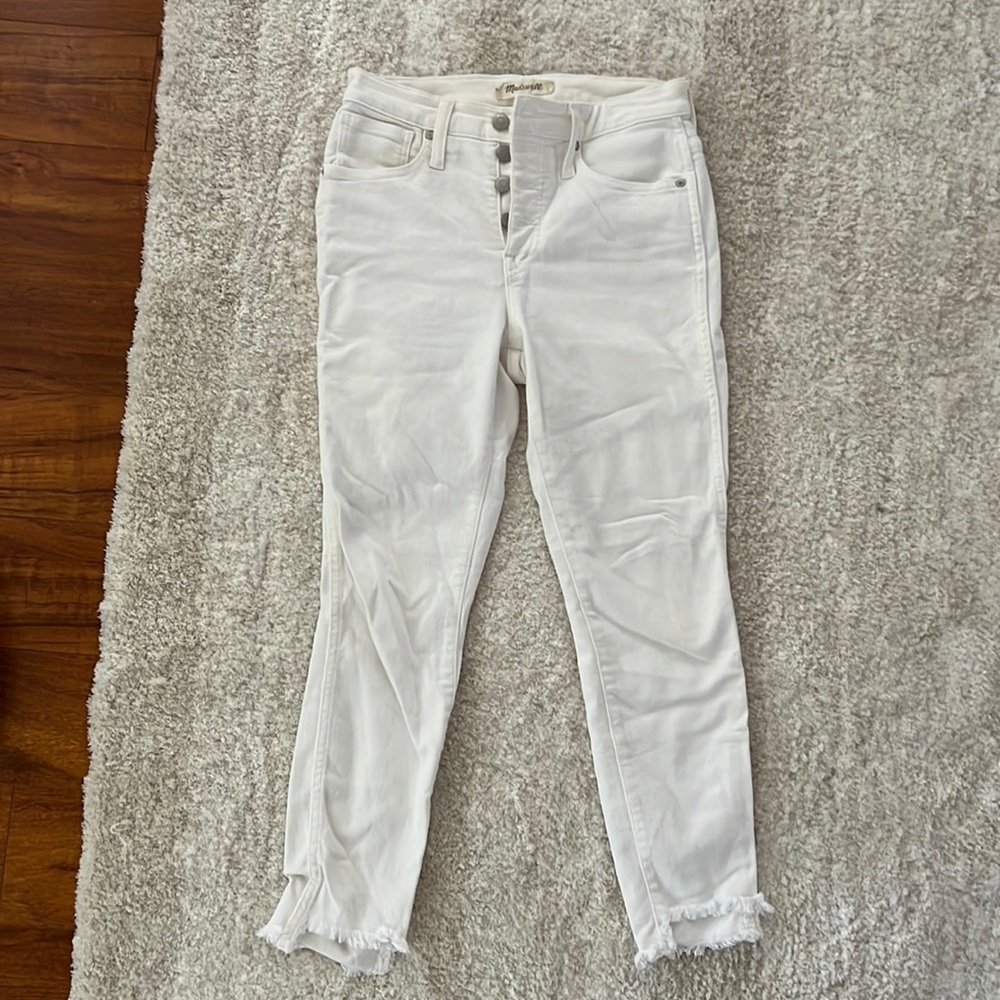 Madewell White Jeans